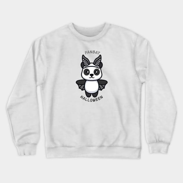 Bat panda Crewneck Sweatshirt by What.A.Glory